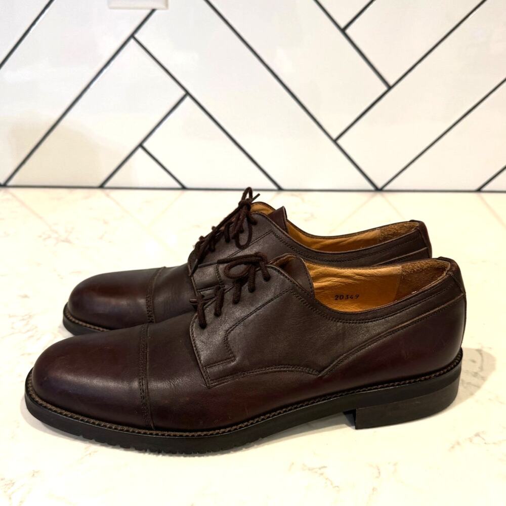 E.T. Wright Oxford Dress Shoes Italian Made leather size 11 M academia career